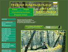 Tablet Screenshot of drzewa.puszcza-bialowieska.eu